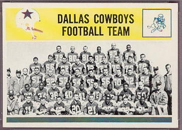 55 Dallas Cowboys Team Card